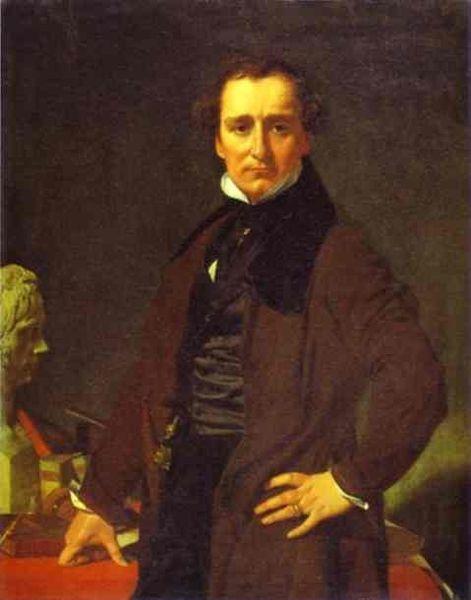 Jean-Auguste Dominique Ingres Portrait des Bildhauers Lorenzo Bartolini